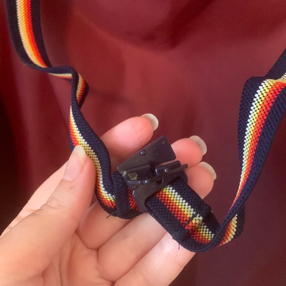 Vintage Adidas Burgundy Anorak Windbreaker 80s 90s Packable Jacket Size Large - Picture 9 of 15